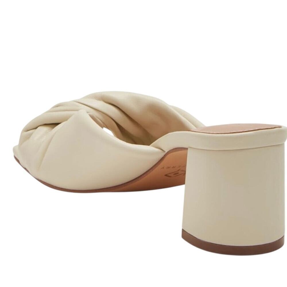 Katy Perry The Tooliped Twisted Cream Ivory Sandal Heeled Women’s Size 9 - Picture 2 of 7